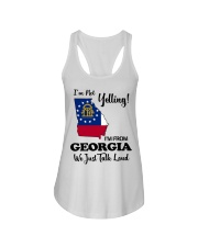 I'm From Georgia Ladies Flowy Tank tile
