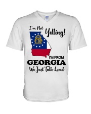 I'm From Georgia V-Neck T-Shirt tile