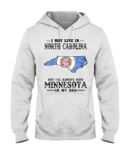 Live In North Carolina But Minnesota My DNA Hooded Sweatshirt tile