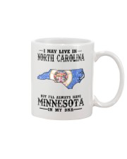 Live In North Carolina But Minnesota My DNA Mug tile