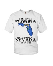 Live In Florida But Nevada In My DNA Youth T-Shirt tile
