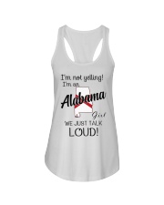 I'm Not Yelling I'm A Alabama Girl Ladies Flowy Tank tile