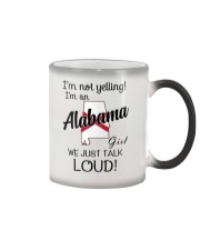 I'm Not Yelling I'm A Alabama Girl Color Changing Mug tile