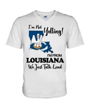I'm From Louisiana V-Neck T-Shirt tile