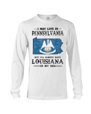 Live In Pennsylvania But Louisiana In My DNA Long Sleeve Tee tile