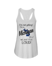 I'm Not Yelling I'm A Michigan Girl Ladies Flowy Tank tile