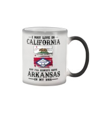 Live California Arkansas In My DNA Color Changing Mug tile