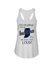 I'm Not Yelling I'm A Indiana Girl Ladies Flowy Tank tile