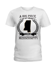 A Big Piece Of My Heart Lives In Mississippi Ladies T-Shirt tile