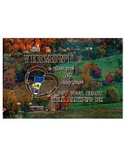 Vermont A Place Your Feet May Leave 17x11 Poster front