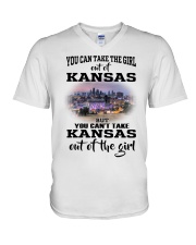 Kansas Girl MR0188 V-Neck T-Shirt tile
