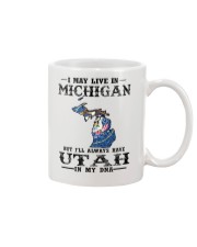 Live In Michigan But Utah In My DNA Mug tile