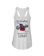 I'm Not Yelling I'm A Georgia Girl Ladies Flowy Tank tile