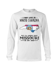 Live In North Carolina But Missouri My DNA Long Sleeve Tee tile