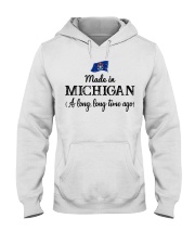 Made In Michigan A Long Time Ago Hooded Sweatshirt tile