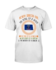North Dakota Girl Classic T-Shirt front