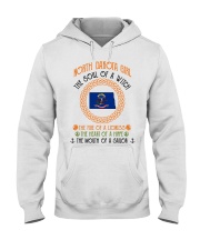North Dakota Girl Hooded Sweatshirt tile