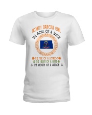 North Dakota Girl Ladies T-Shirt tile