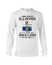 Live Illinois Oregon In My DNA Long Sleeve Tee tile