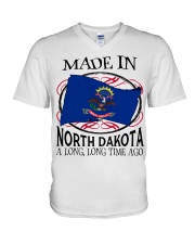 Made In North Dakota V-Neck T-Shirt tile