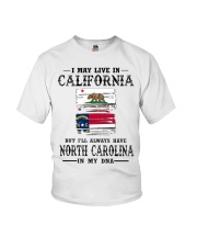 Live California North Carolina In My DNA Youth T-Shirt tile