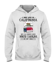 Live California North Carolina In My DNA Hooded Sweatshirt tile