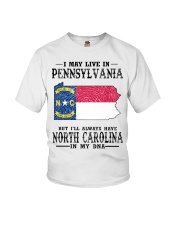 Live In Pennsylvania But North Carolina In My DNA Youth T-Shirt tile
