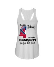 I'm From Mississippi Ladies Flowy Tank tile