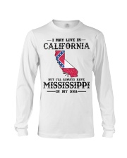 Live In California But Mississippi In My DNA Long Sleeve Tee tile