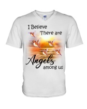 Hummingbird Angels PT0132 V-Neck T-Shirt tile
