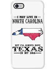 Live In North Carolina But Texas My DNA Phone Case tile