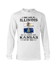 Live Illinois Kansas In My DNA Long Sleeve Tee tile