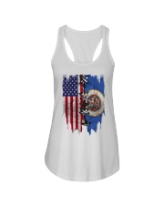 Minnesota American Flag Ladies Flowy Tank tile