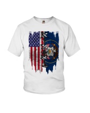 Utah American Flag Youth T-Shirt tile