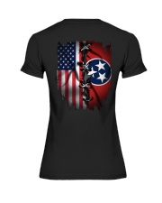 KTLD001 Tennessean and American Flag Premium Fit Ladies Tee tile