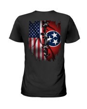 KTLD001 Tennessean and American Flag Ladies T-Shirt tile