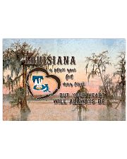 Louisiana A Place Your Feet May Leave 17x11 Poster front