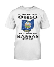 Live In Ohio But Kansas In My DNA Classic T-Shirt front
