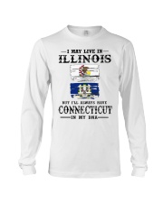 Live Illinois Connecticut In My DNA Long Sleeve Tee tile