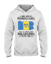 Live In Pennsylvania But Philadelphia In My DNA Hooded Sweatshirt tile