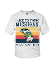 Michigan Misses Me To MR0345 Youth T-Shirt tile