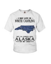 Live In North Carolina But Alaska In My DNA Youth T-Shirt tile