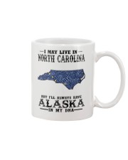 Live In North Carolina But Alaska In My DNA Mug tile