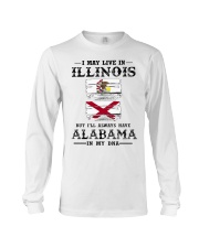 Live Illinois Alabama In My DNA Long Sleeve Tee tile