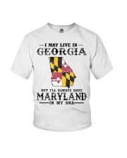 Live In Georgia But Maryland In My DNA Youth T-Shirt tile