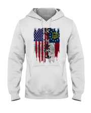 Georgia American Flag Hooded Sweatshirt tile