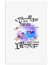 Dragonfly I'll Miss You PT0131 Vertical Poster tile