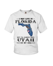 Live In Florida But Utah In My DNA Youth T-Shirt tile