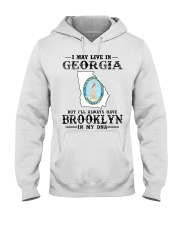 Live In Georgia But Brooklyn In My DNA Hooded Sweatshirt tile