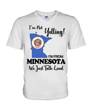 I'm From Minnesota V-Neck T-Shirt tile